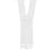 YKK 36" White #5 Plastic Vislon Open End Zipper
